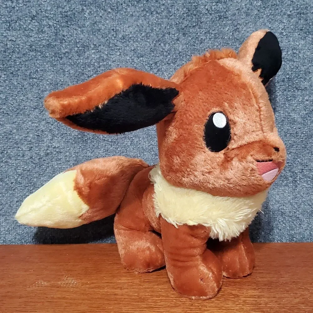Build A Bear Pokemon Eevee Plush Stuffed Animal W/Sound Needs New Battery 2017
